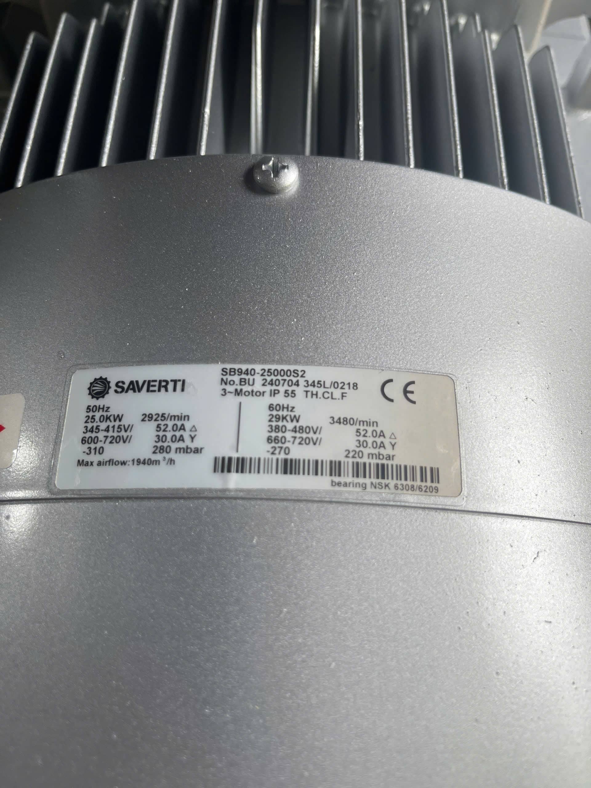 TEM MÁY THỔI KHÍ CON SÒ SAVERTI SB940-25000S2