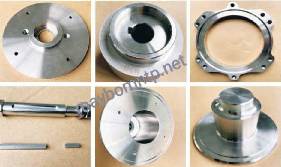 Vật liệu đầu bơm hóa chất dẫn từ Saverti inox